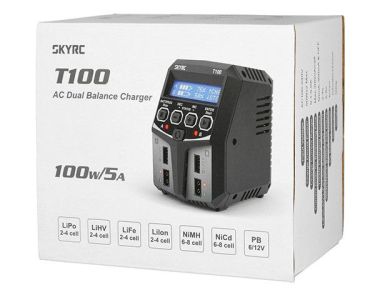 Зарядний пристрій FPV SKYRC T100 DUAL 5A 2x50W для 2-4S LiPo/LiIon/LiFe/LiHV
